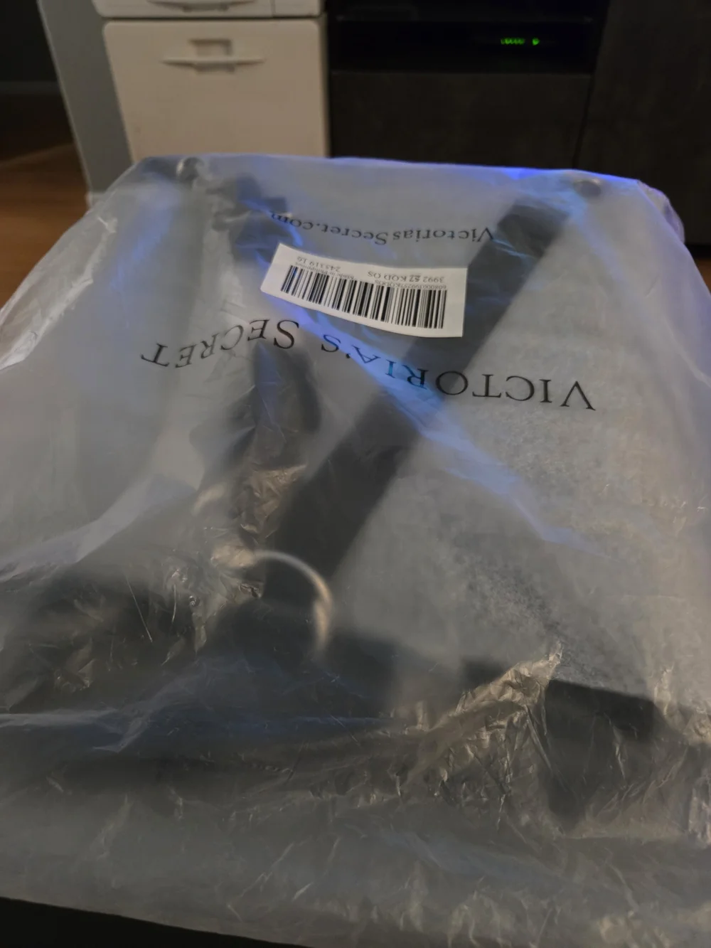 Victoria's Secret Black Backpack with Wrapped Handles - Picture 3 of 3